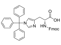 N-芴甲氧羰基-N'-三苯甲基-D-組氨酸，98%（HPLC）